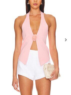 More To Come Dixie Halter Top - Sz S